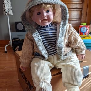 Vintage Porcelain Doll Collectible